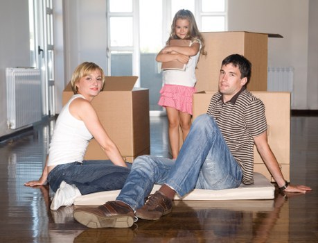 Properly packed furniture ready for pick-up